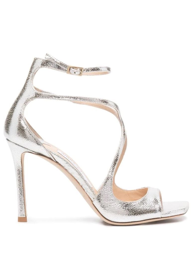 Azia 95 Sandal In Champagne With Glitter
