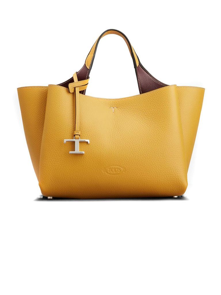 Bag In Yellow Soft Natural Grain Leather