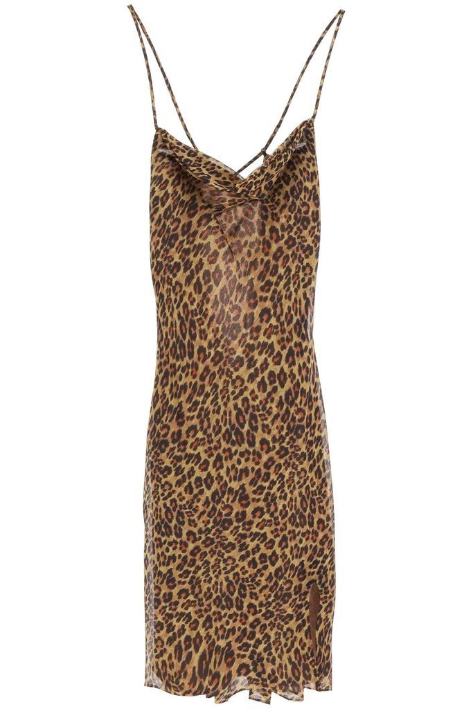 Bellamy Leopard Print Mini Dress