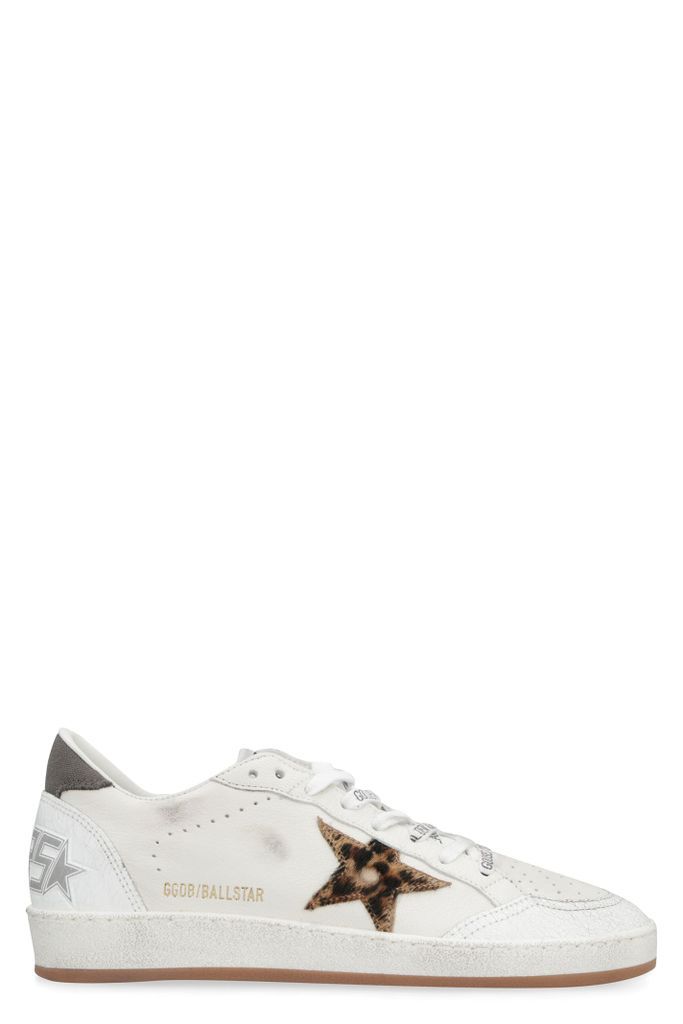 Ball Stars Leather Low-Top Sneakers