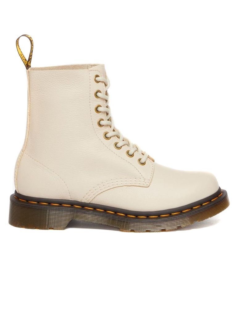 Beige Leather Pascal Virginia Boots