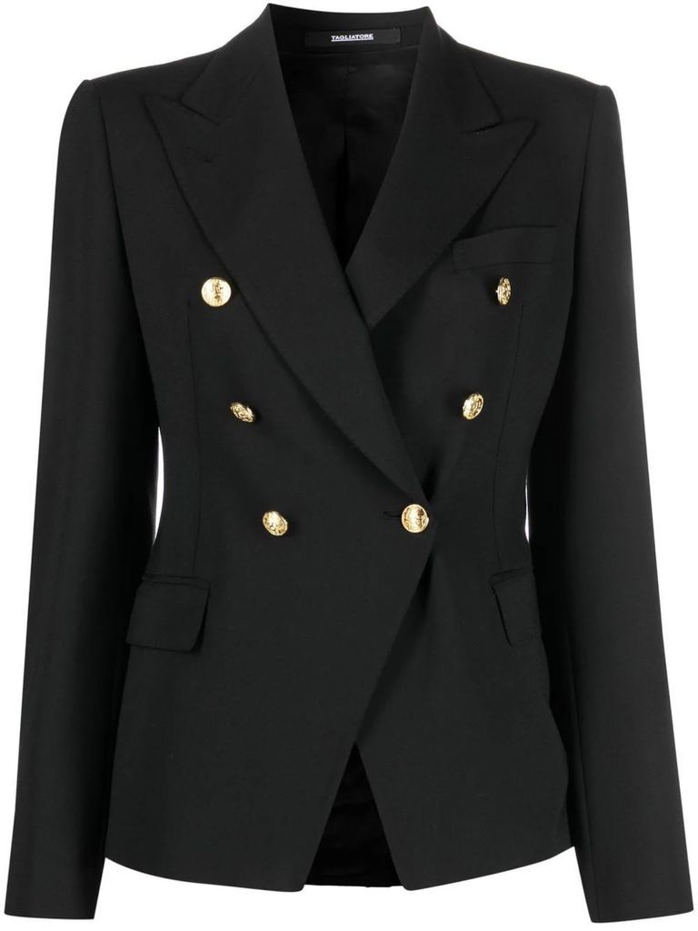 Black Virgin Wool Blazer