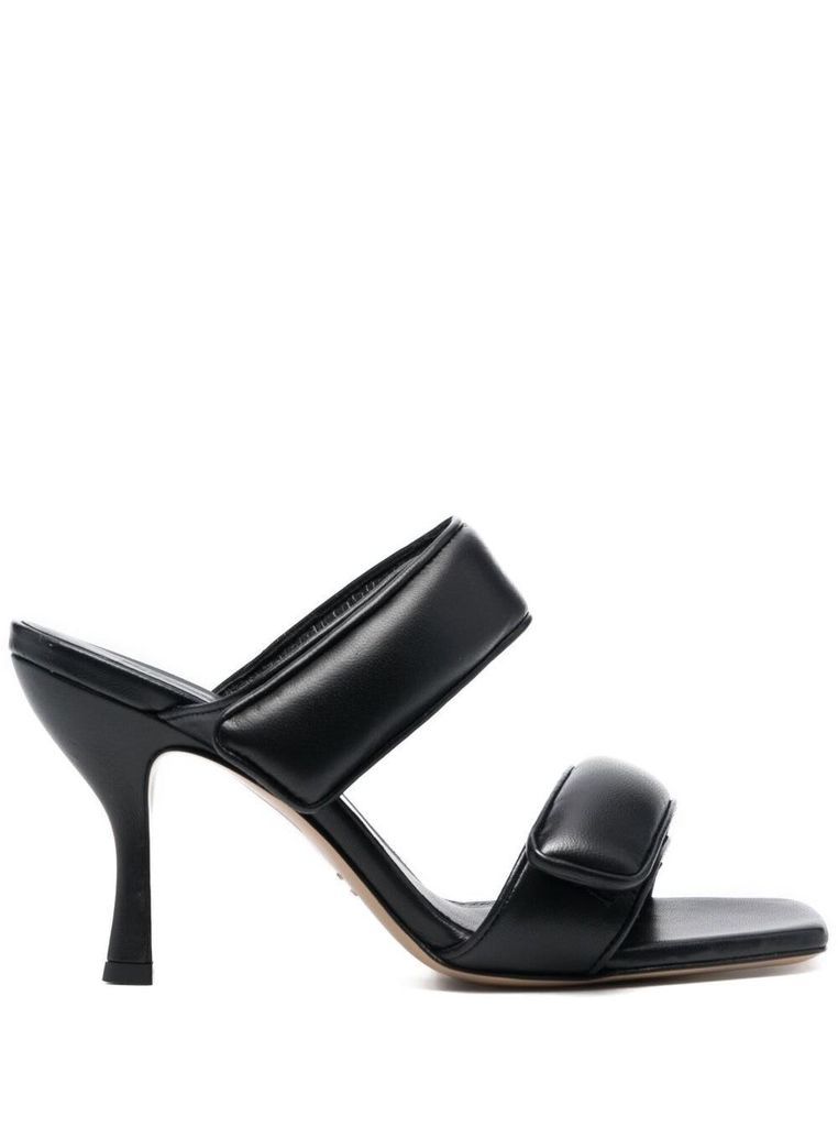 Black Perni X Pernille Teisbaek Sandals In Leather Woman