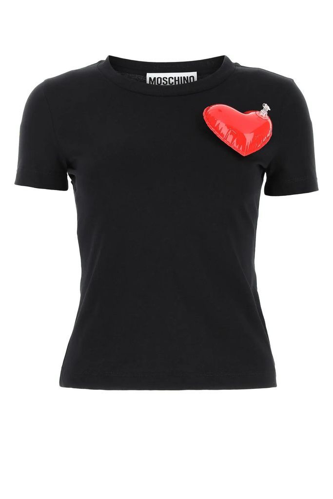 Black Cotton T-Shirt