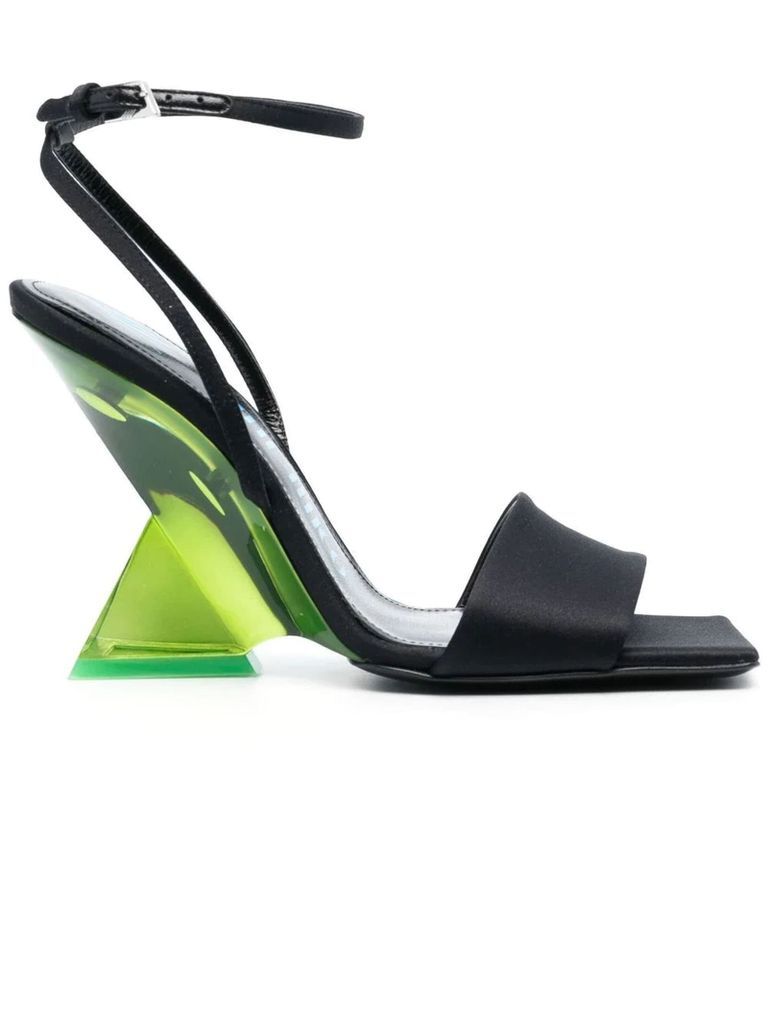 Black Leather Cheope Sandals