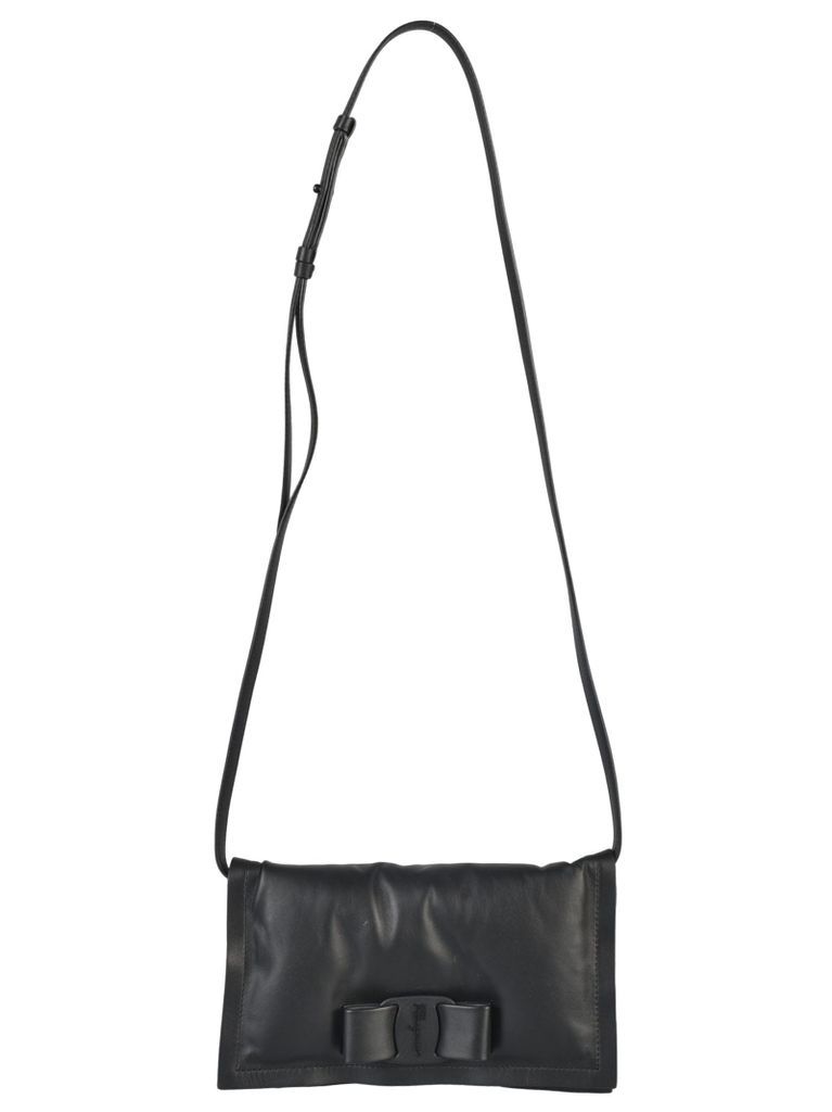 Bow Detail Long-Strap Shoulder Bag