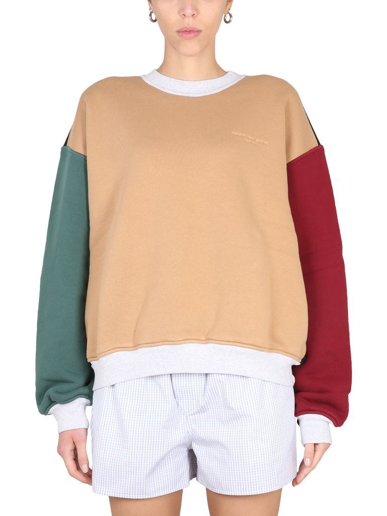 Blocky-Colored Sweatshirt