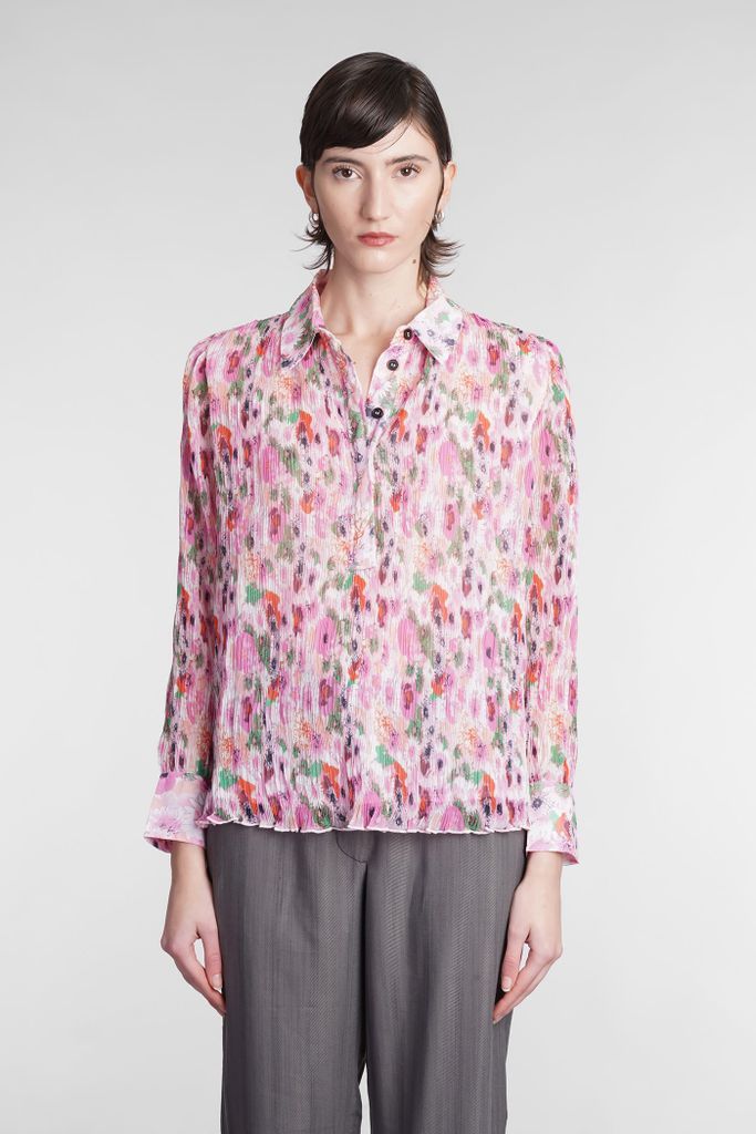 Blouse In Rose-Pink Polyester