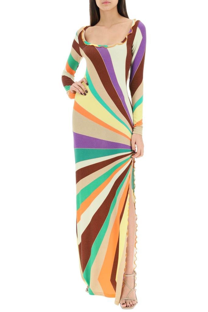 Brook Maxi Dress In Multicolored Knit