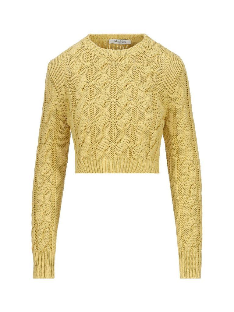 Cable Knit Cropped Jumper