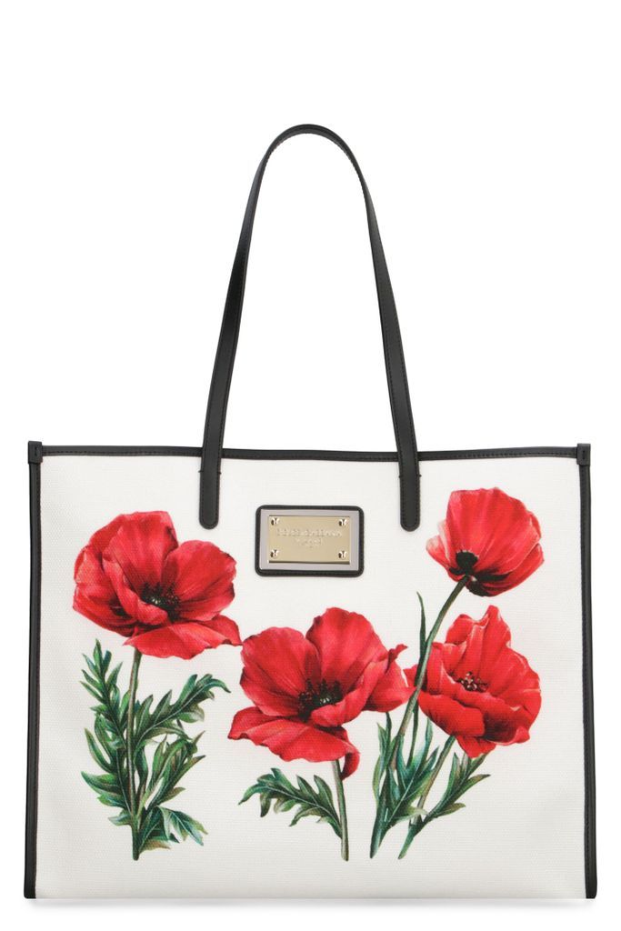 Canvas And Leather Shopping Bag