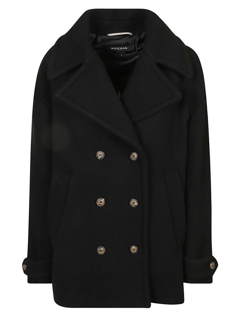 Classic Double-Breasted Pea Coat