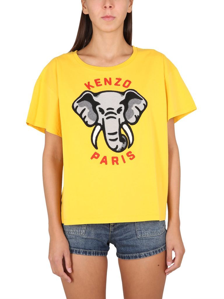 Casual T-Shirt Éléphant