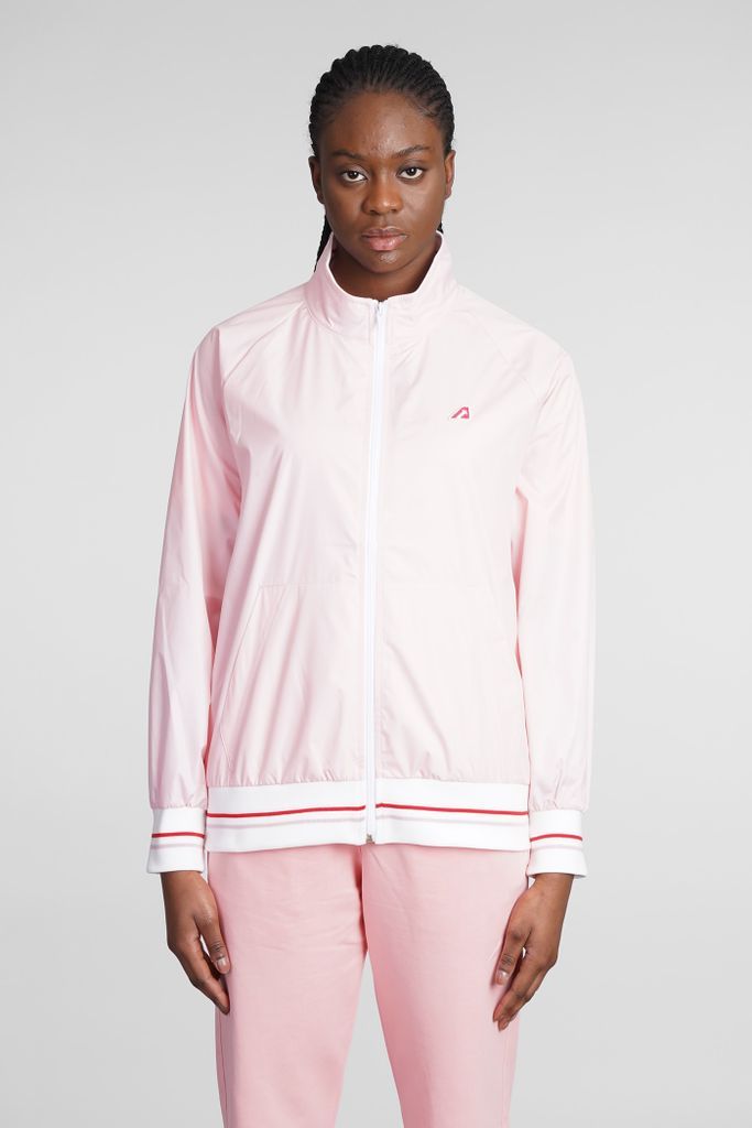 Casual Jacket In Rose-Pink Polyester