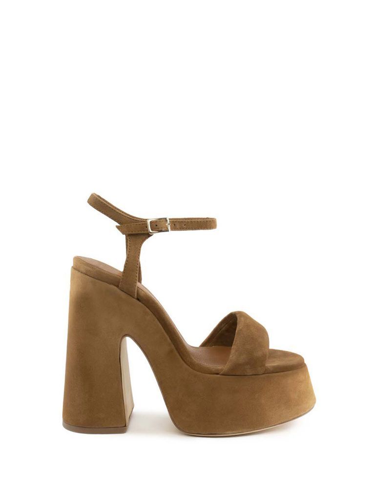 Chamois Sandal In Suede