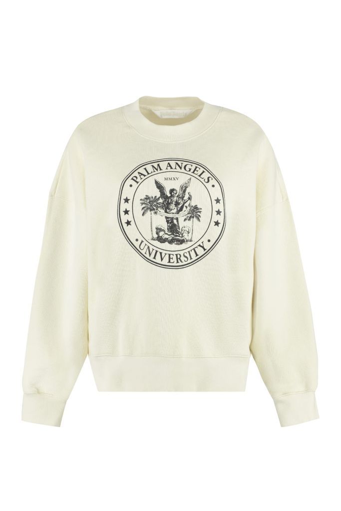 Cotton Crew-Neck Sweatshirt