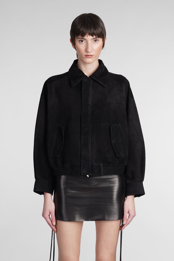 Coat In Black Leather