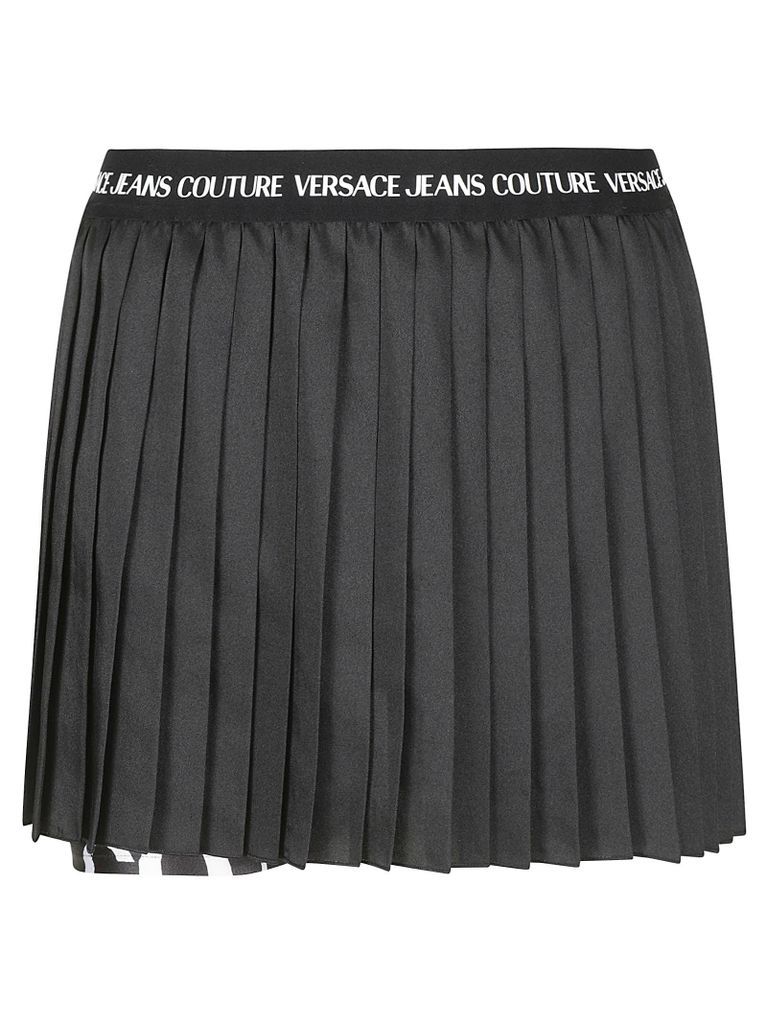 Couture Pleated Mini Skirt
