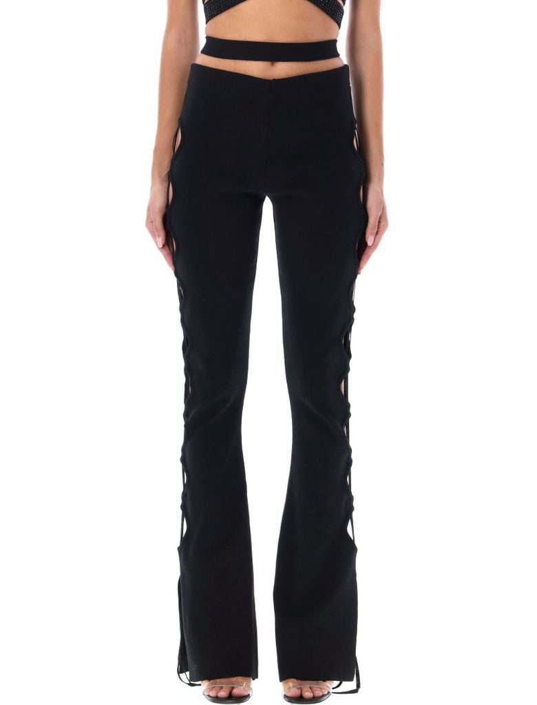 Cut-Out Flare Pants