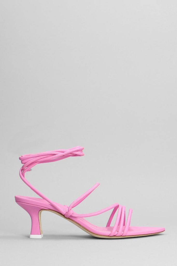Dafne 055 Sandals In Rose-Pink Leather