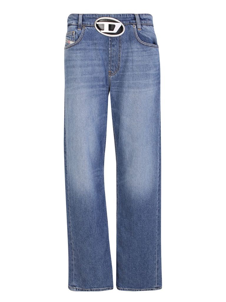 Dark Loose D Oval Blue Jeans