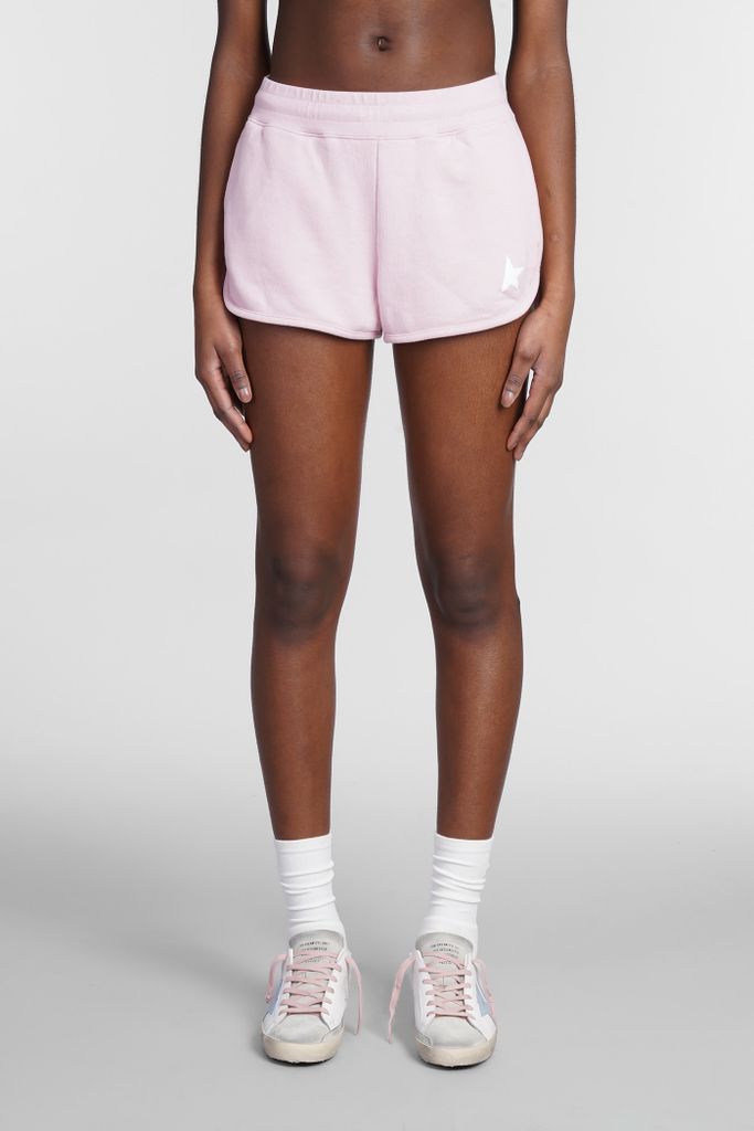 Diana Shorts In Rose-Pink Cotton