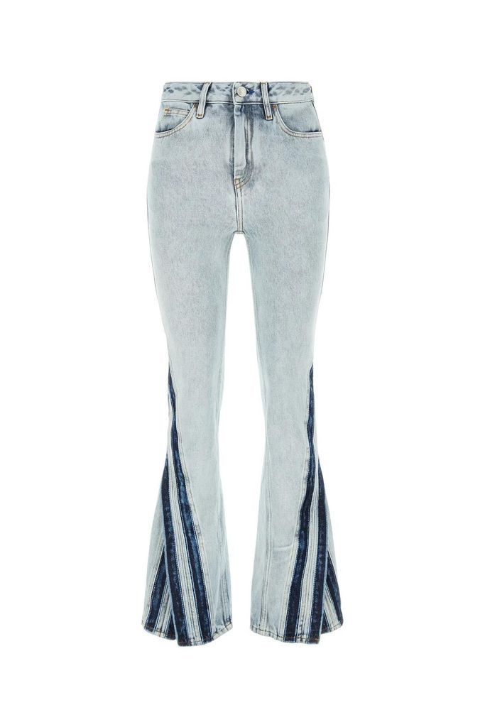 Denim Flared Leg Pant