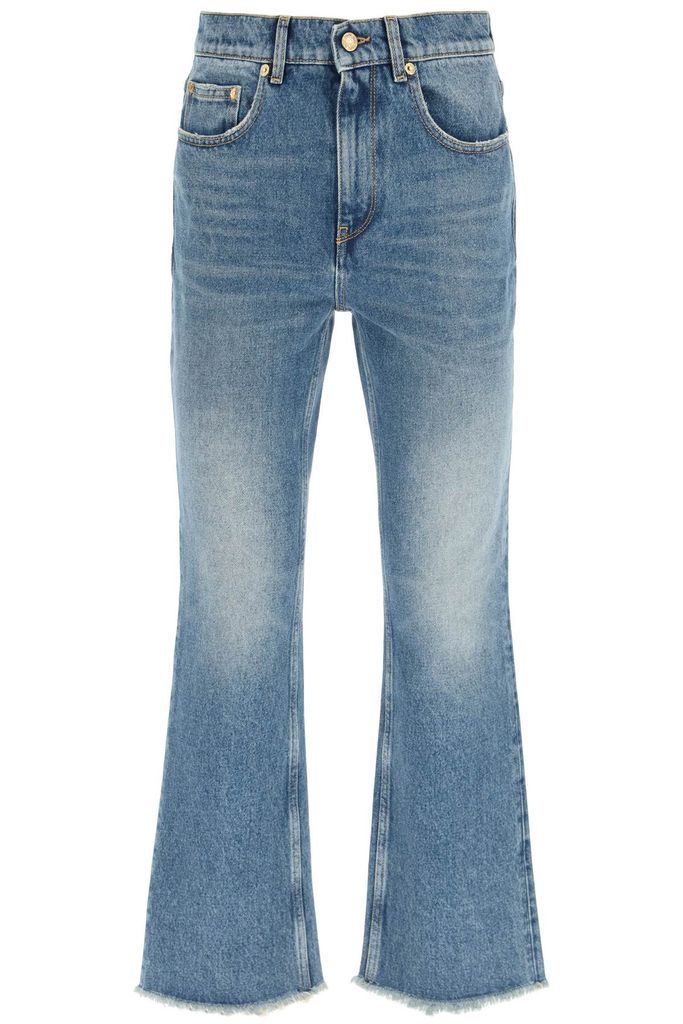 Deryn Cropped Flared Jeans