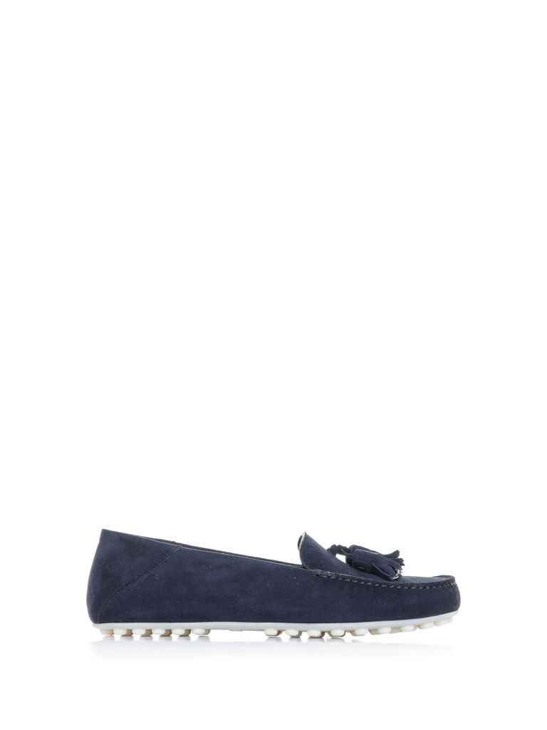 Dot Sole Loafer In Suede