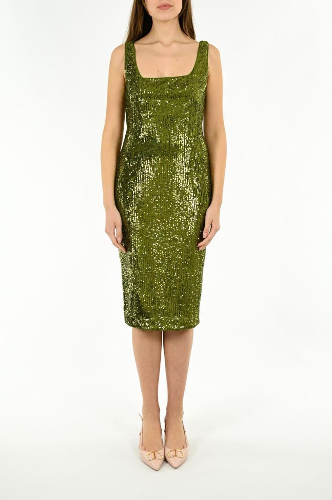Dress With Sequin Embroidery Father