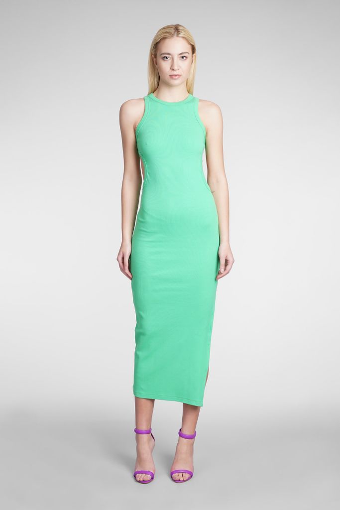 Dress In Green Cotton