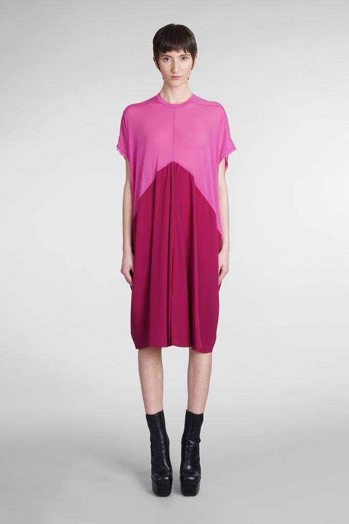Dress In Rose-Pink Polyamide Polyester