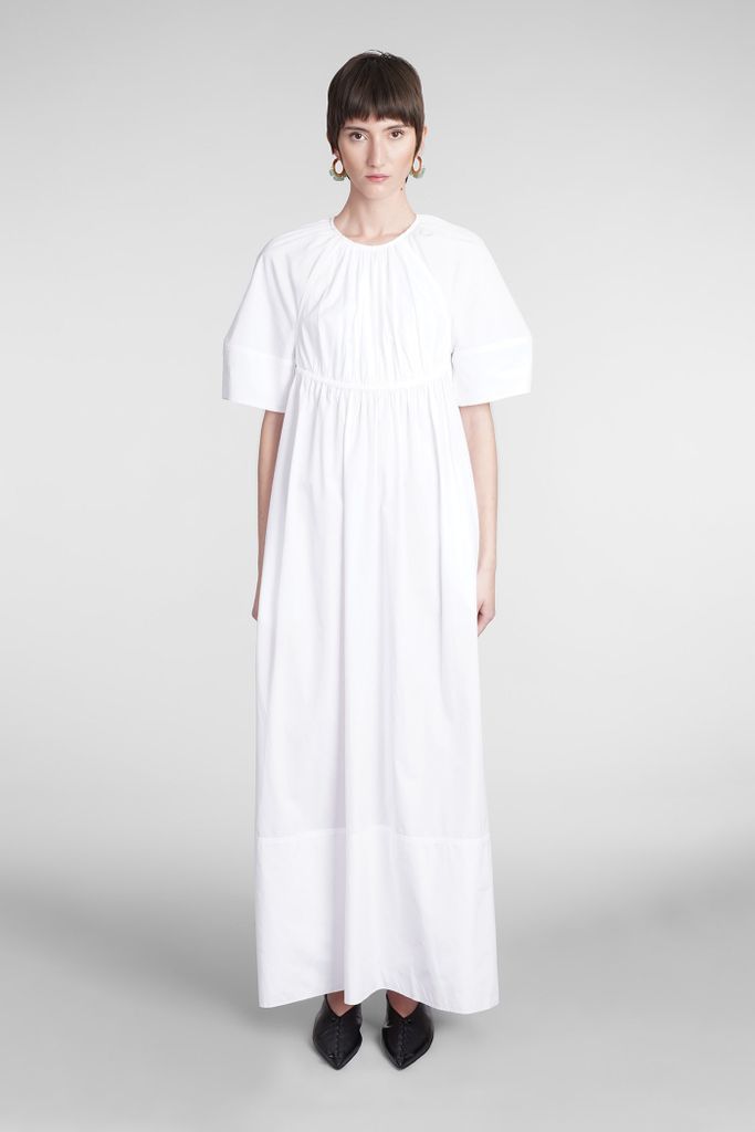 Dress In White Cotton