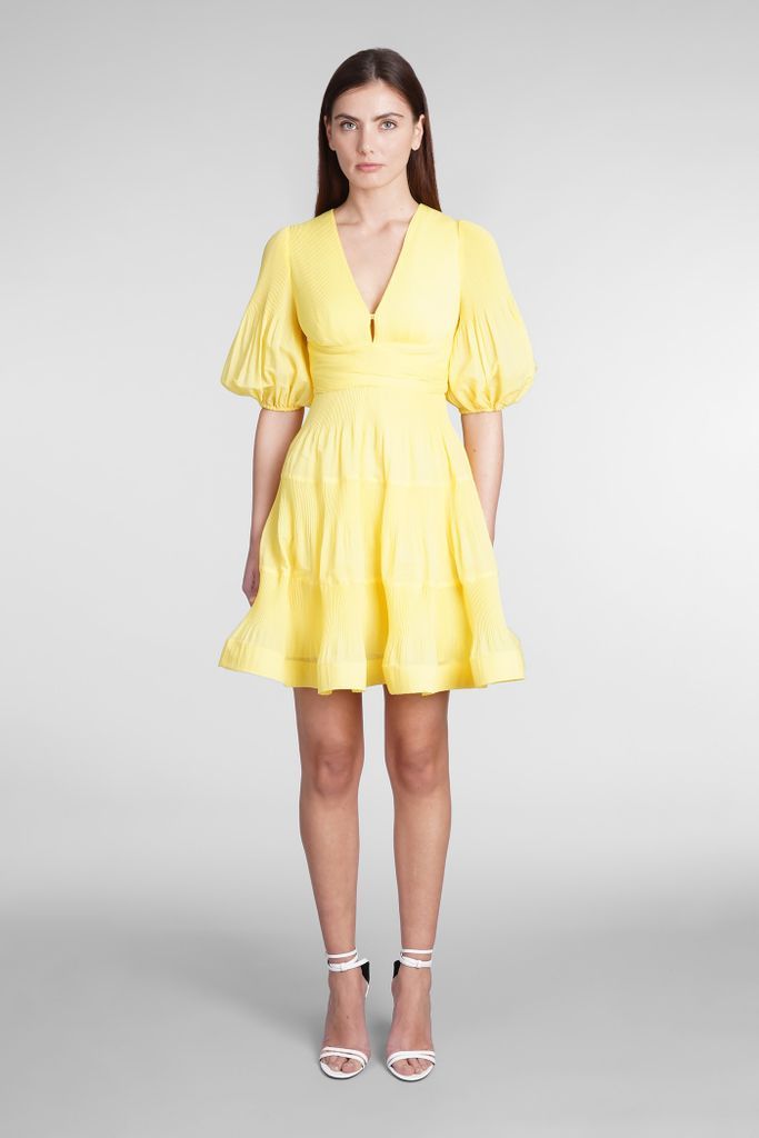 Dress In Yellow Polyester