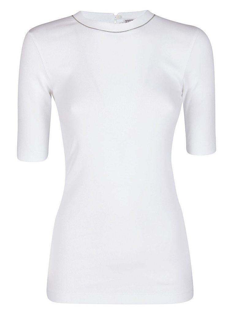 Embellished Collar T-Shirt