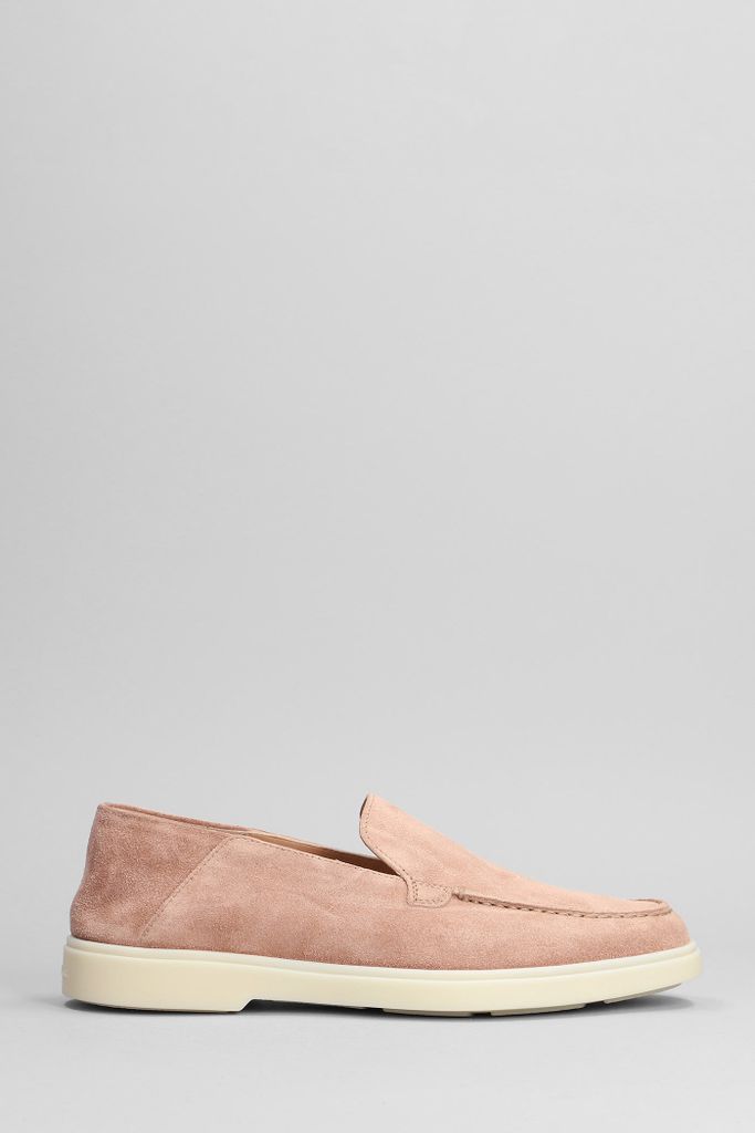 Fatty Loafers In Rose-Pink Suede