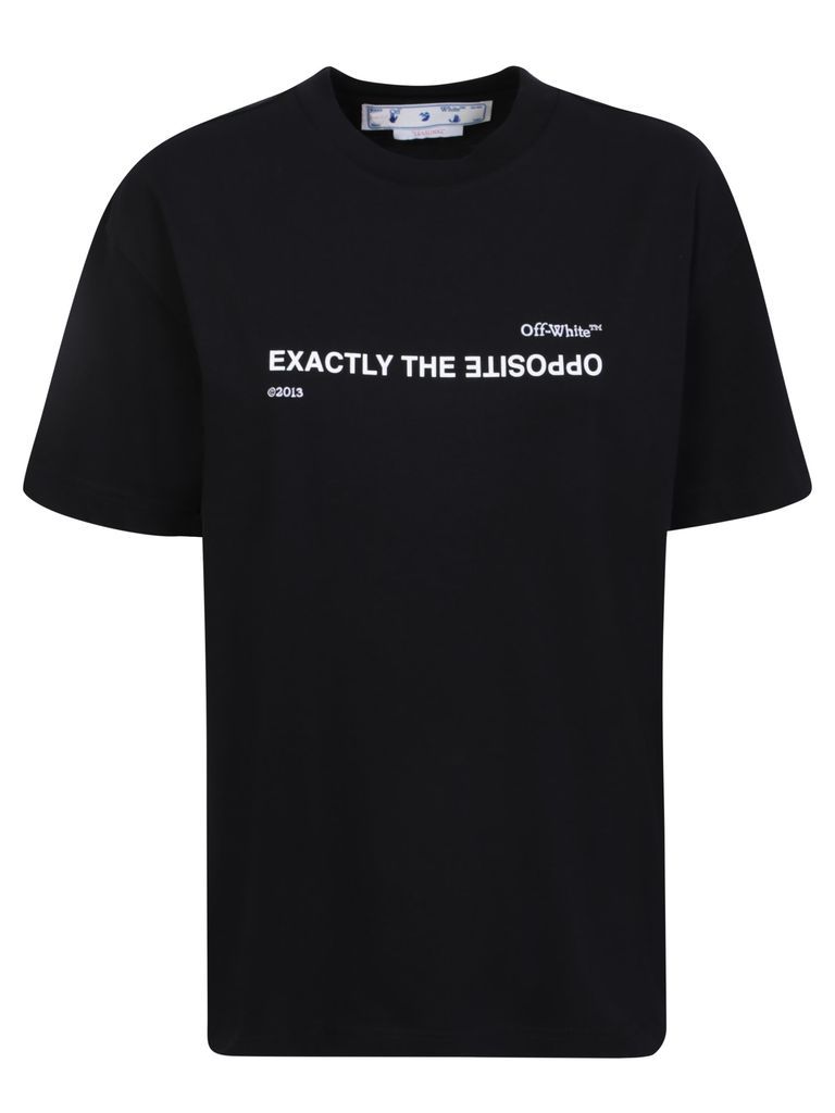 Exactly The Opposite Black T-Shirt