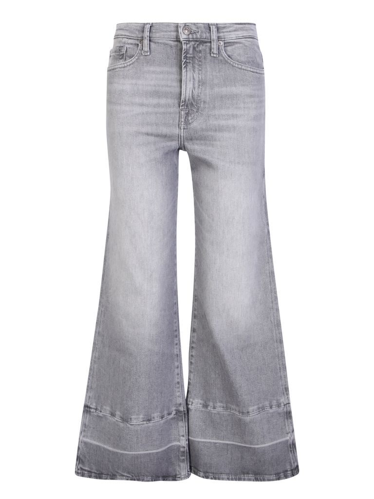 Flared Grey Jeans