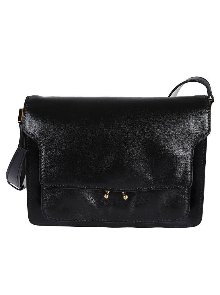 Flap Snap-Lock Shoulder Bag