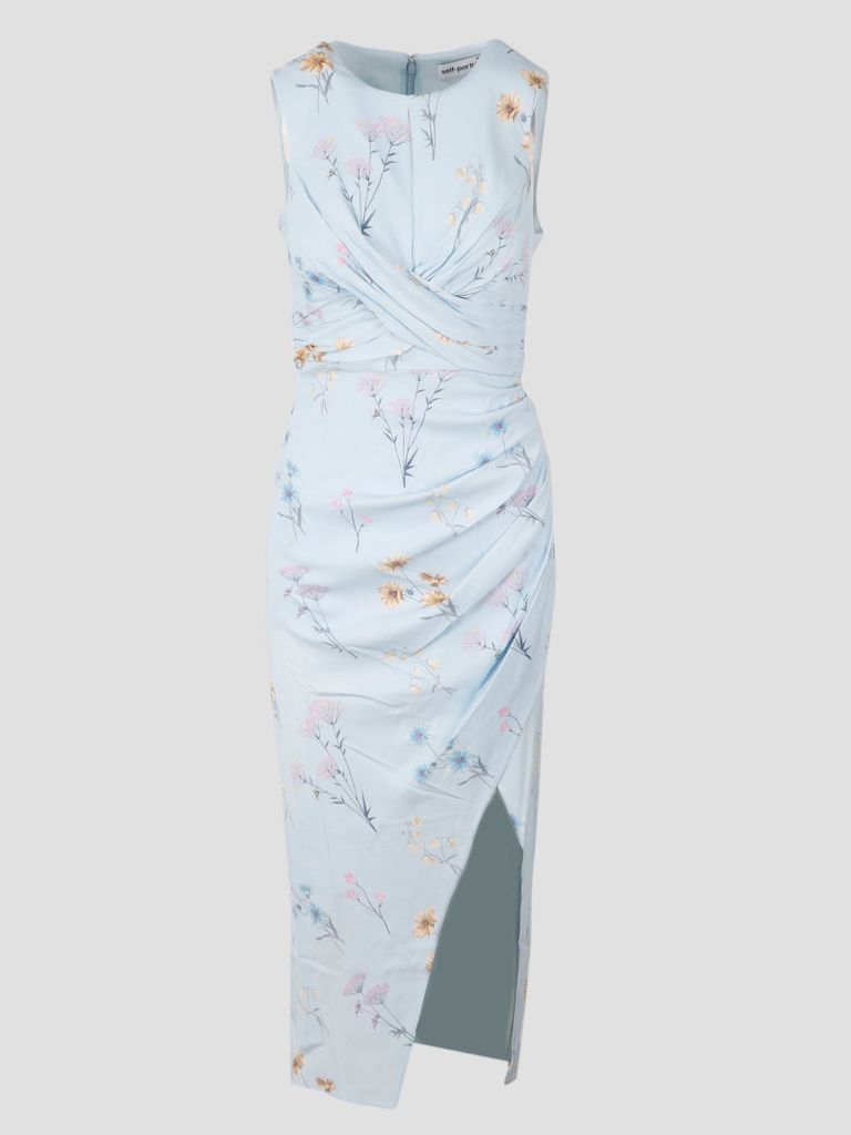 Floral Watercolour Midi Dress