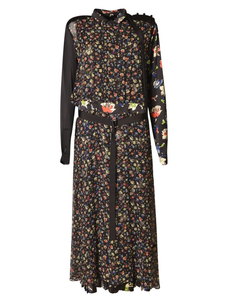 Floral Print Long-Length Dress