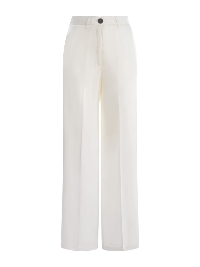 Forte_Forte Trousers Forte Forte My Pants In Silk Satin