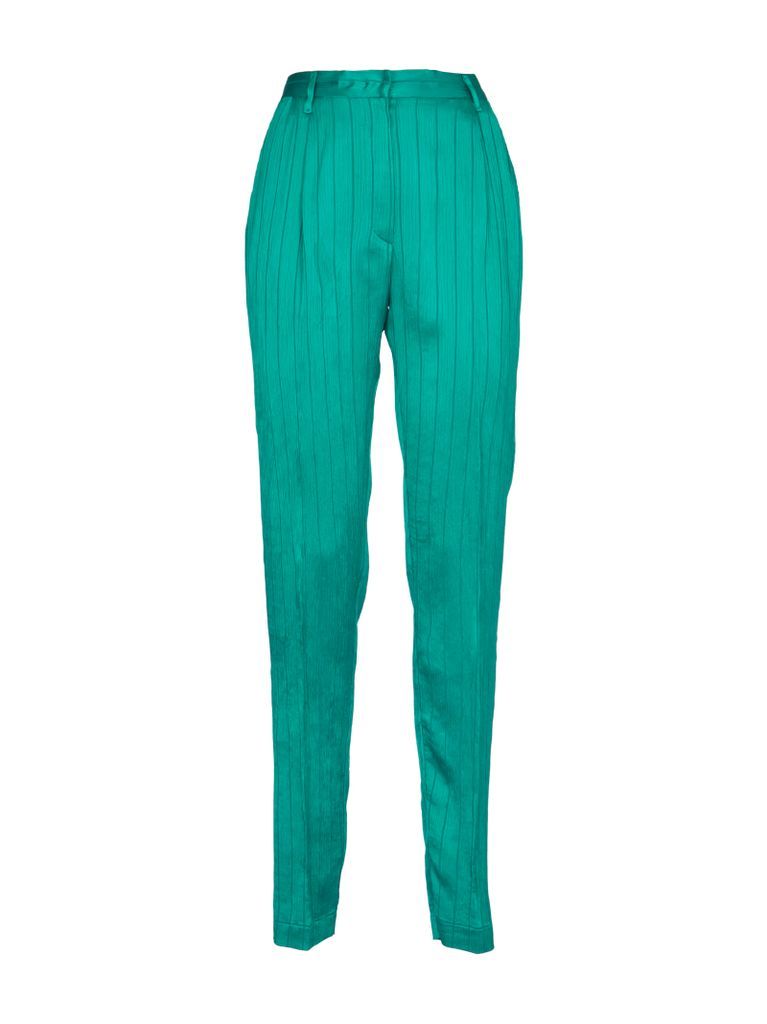 Forte_Forte High-Waisted Striped Trousers