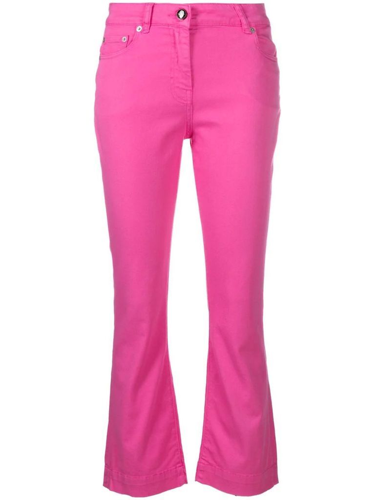 Frederick Pink Cotton Cropped Jeans