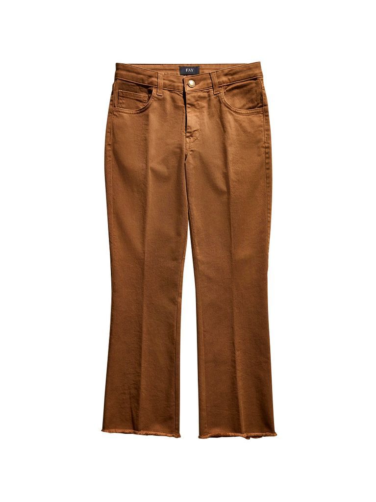 Fringed 5-Pocket Trousers