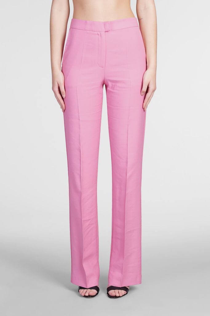 Gladys Pants In Rose-Pink Viscose