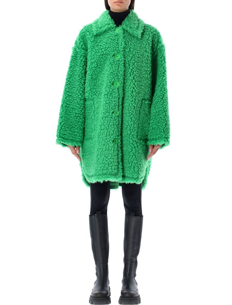 Gwen Coat With Cloudy Faux Fur