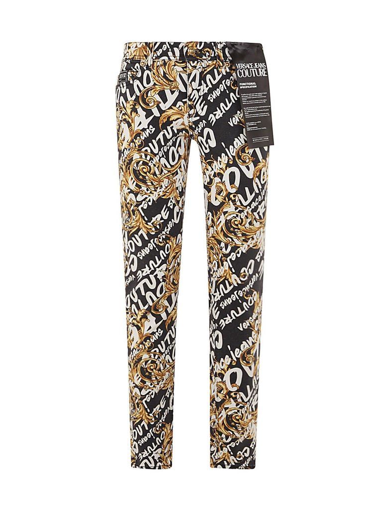 Graphic Printed Skinny Jeans