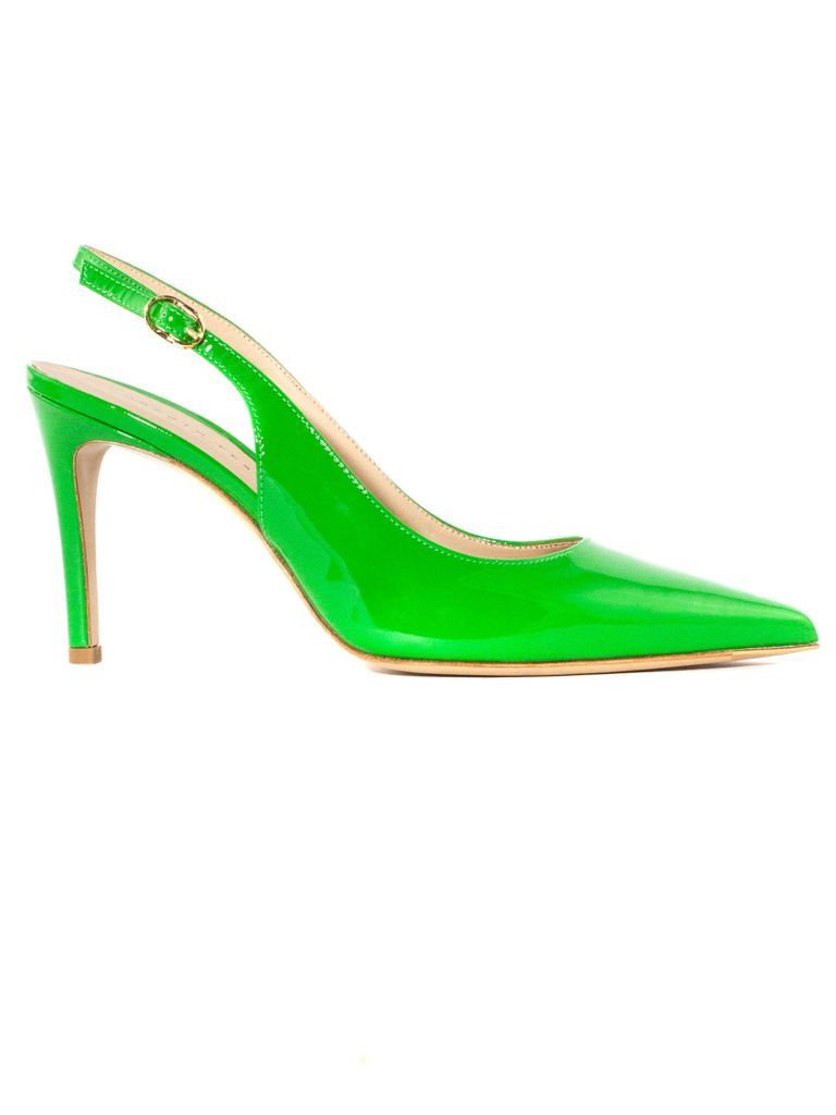 Green Patent Leather Lavinia Sandal