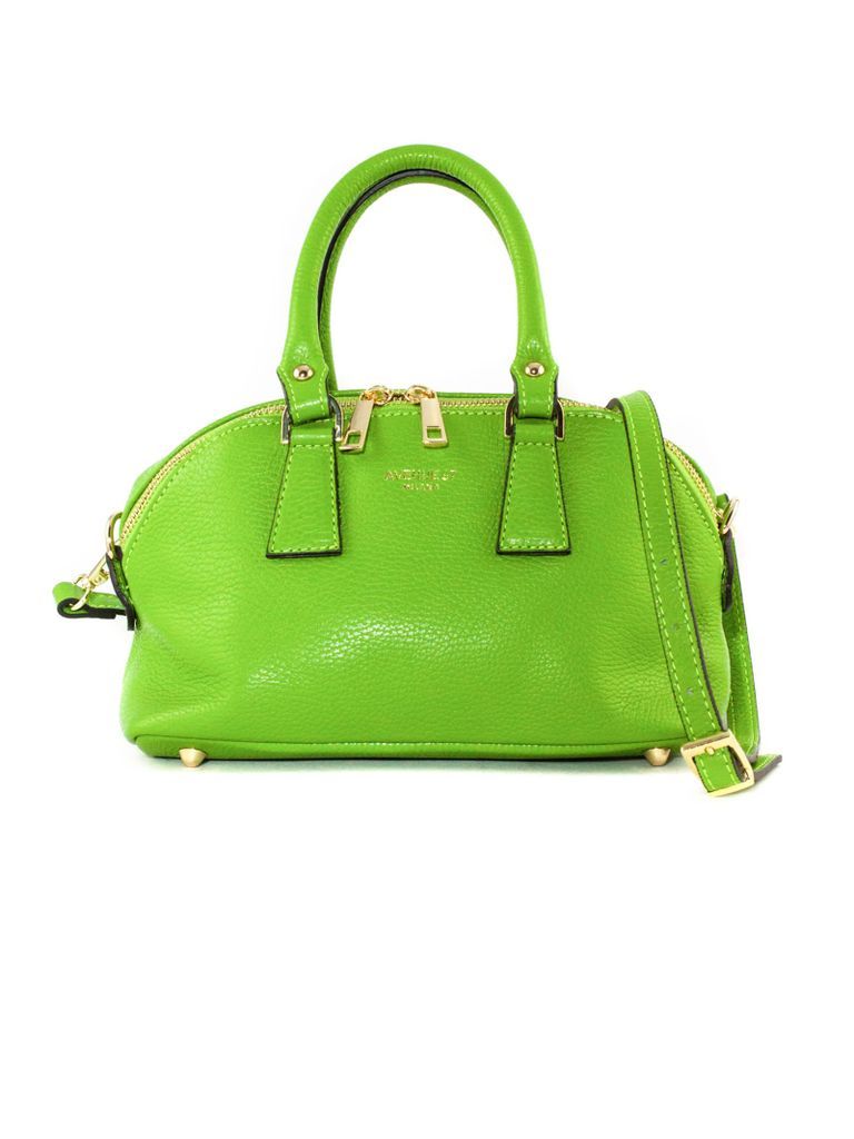 Green Leather Fandango Toy Bag